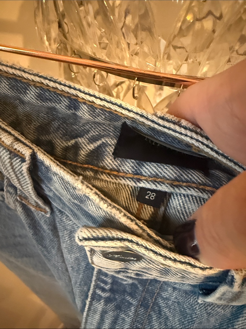 NWT Khaite Bryce Denim. Size 28 - Picture 5 of 8